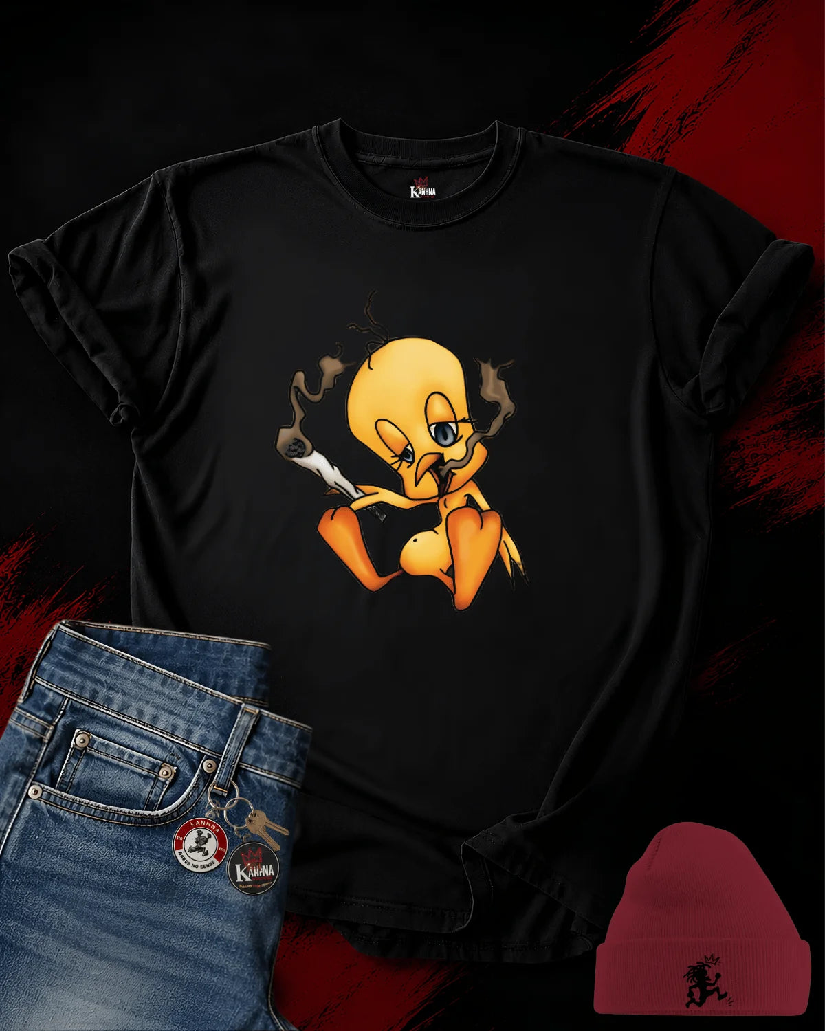 Stoned Tweety  Classic T-shirt