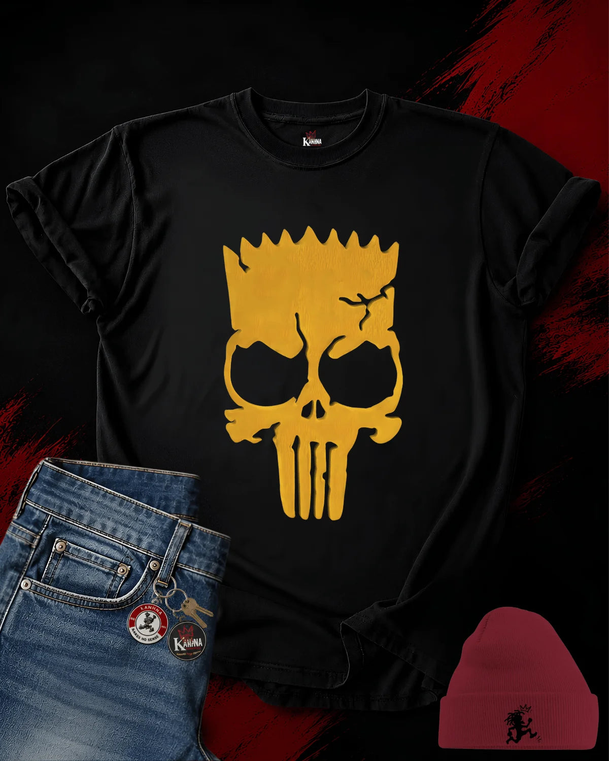 Bart The Punisher Classic T-shirt