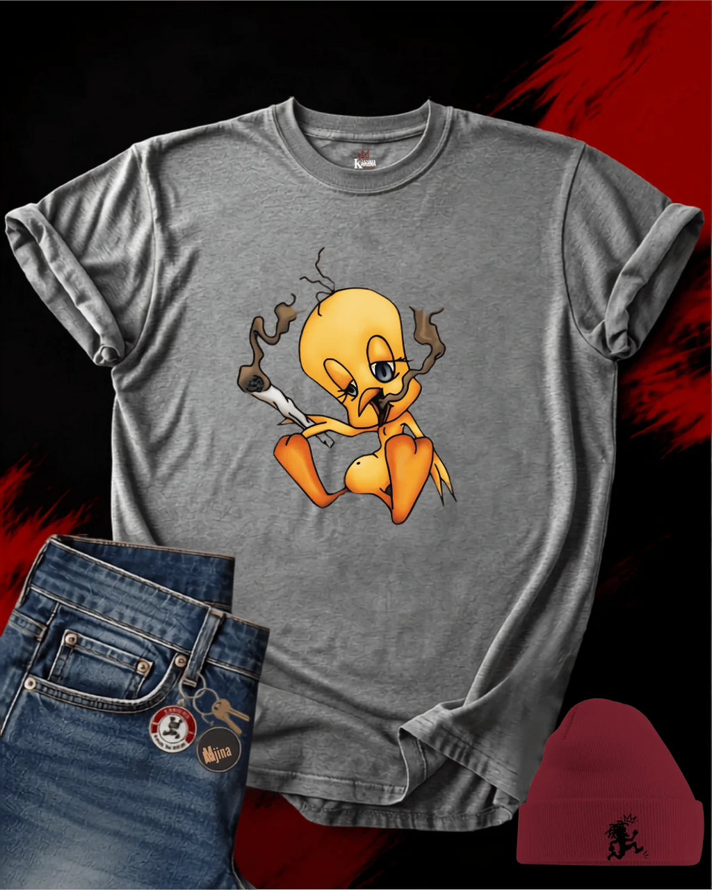 Stoned Tweety  Classic T-shirt