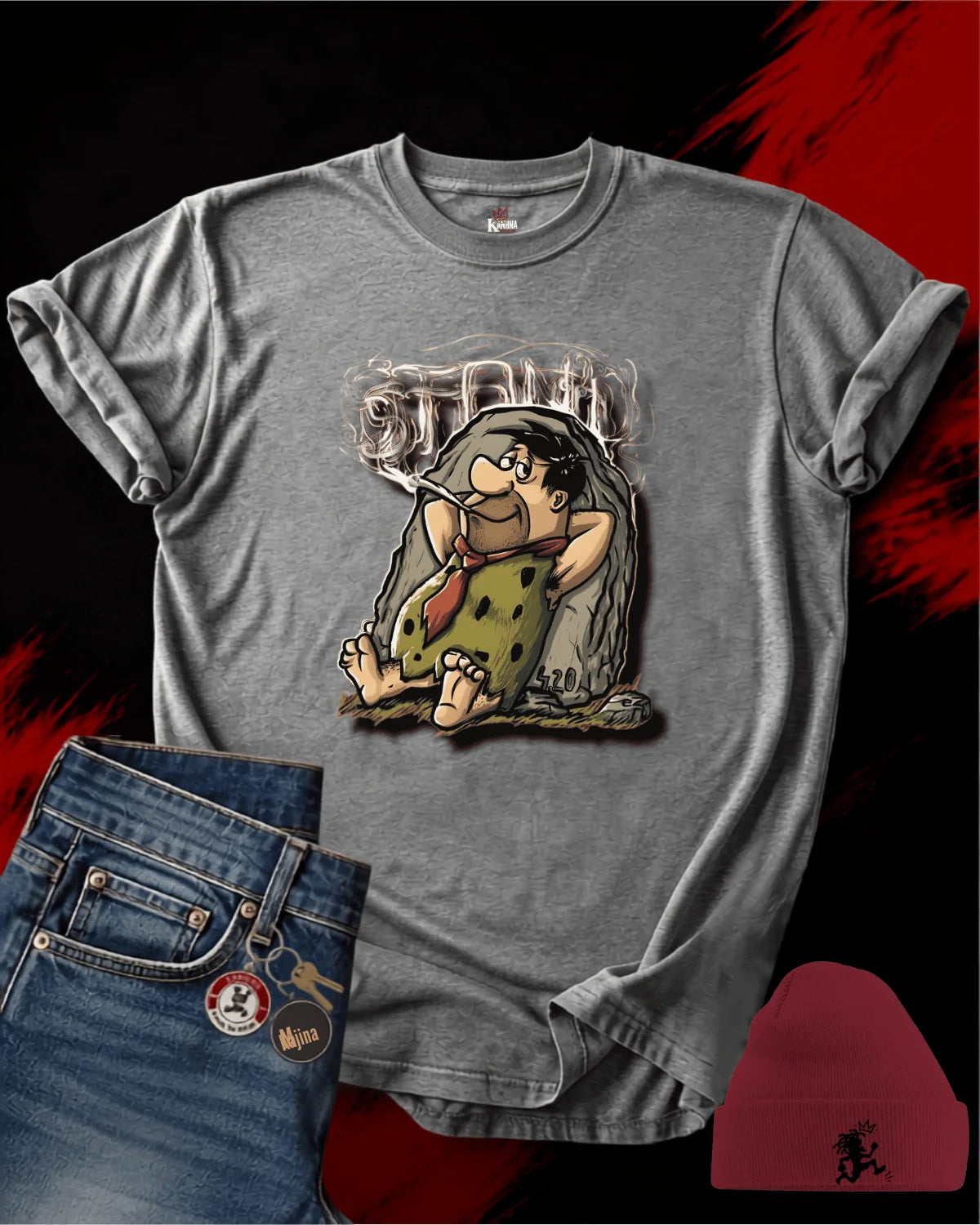 Stoned Flinston Classic T-shirt