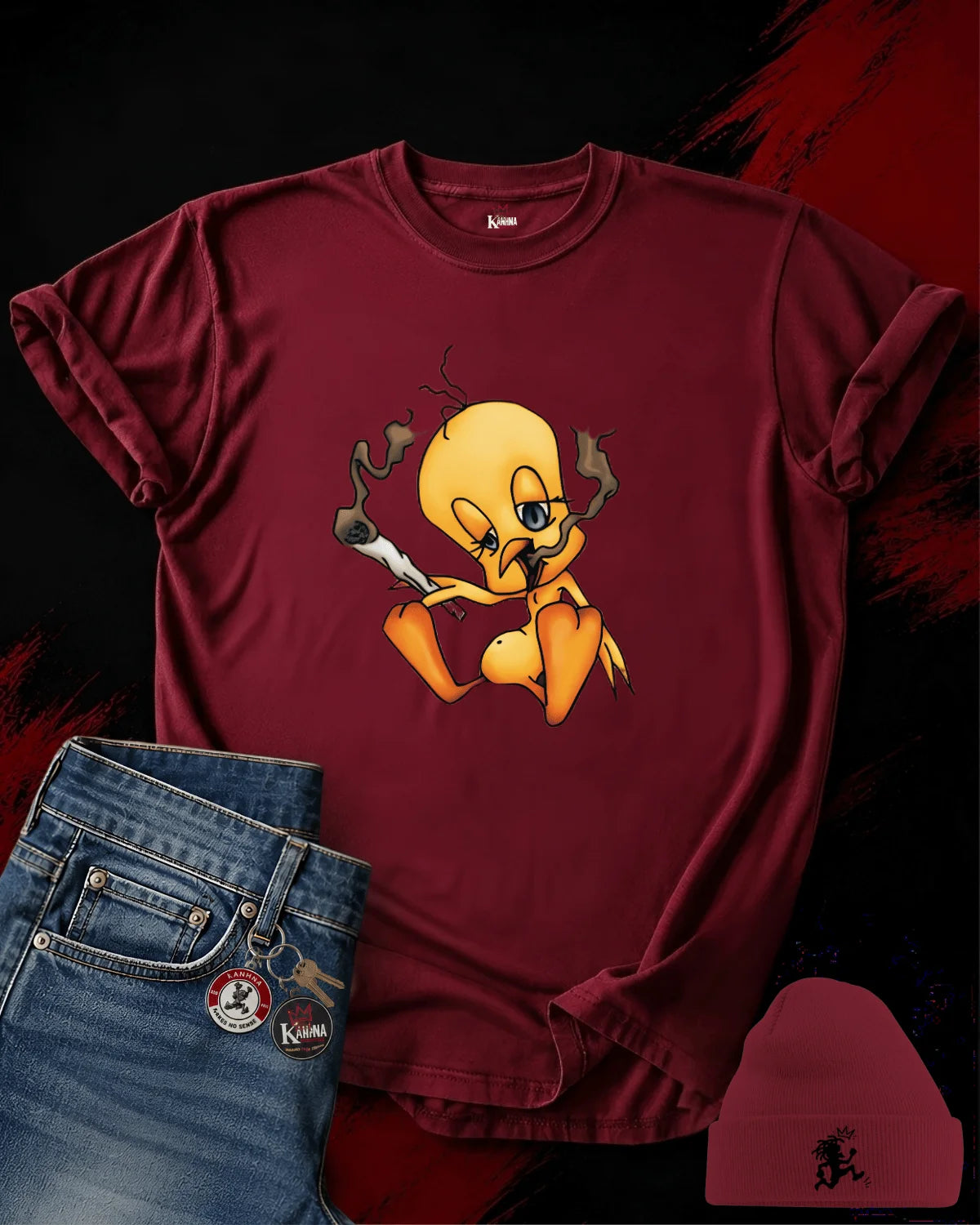Stoned Tweety  Classic T-shirt