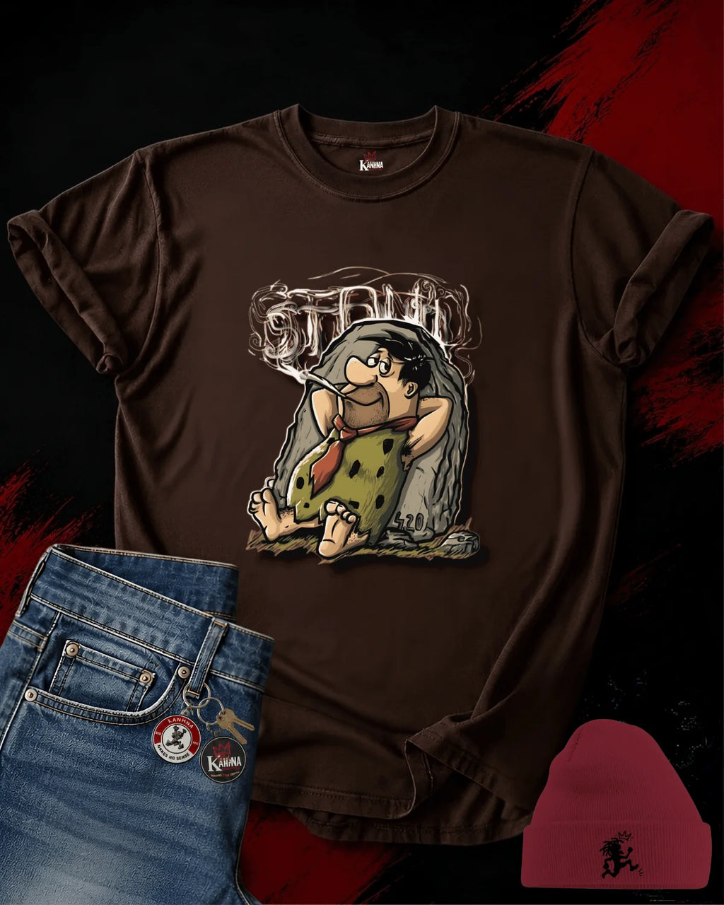 Stoned Flinston Classic T-shirt