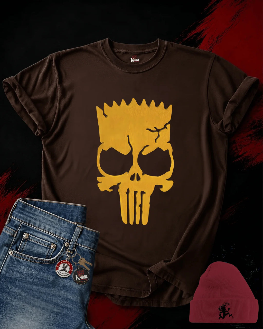 Bart The Punisher Classic T-shirt