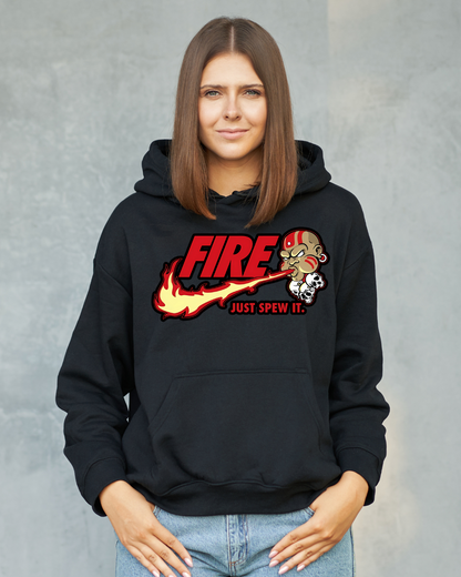 Fire Dalsime Funny Hoodie Sweatshirt | Kanhna Sarcasm