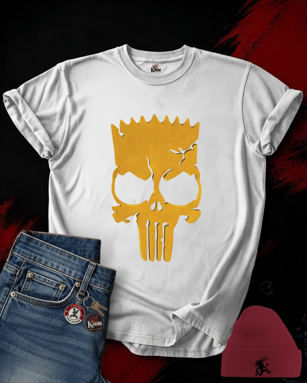 Bart The Punisher Classic T-shirt