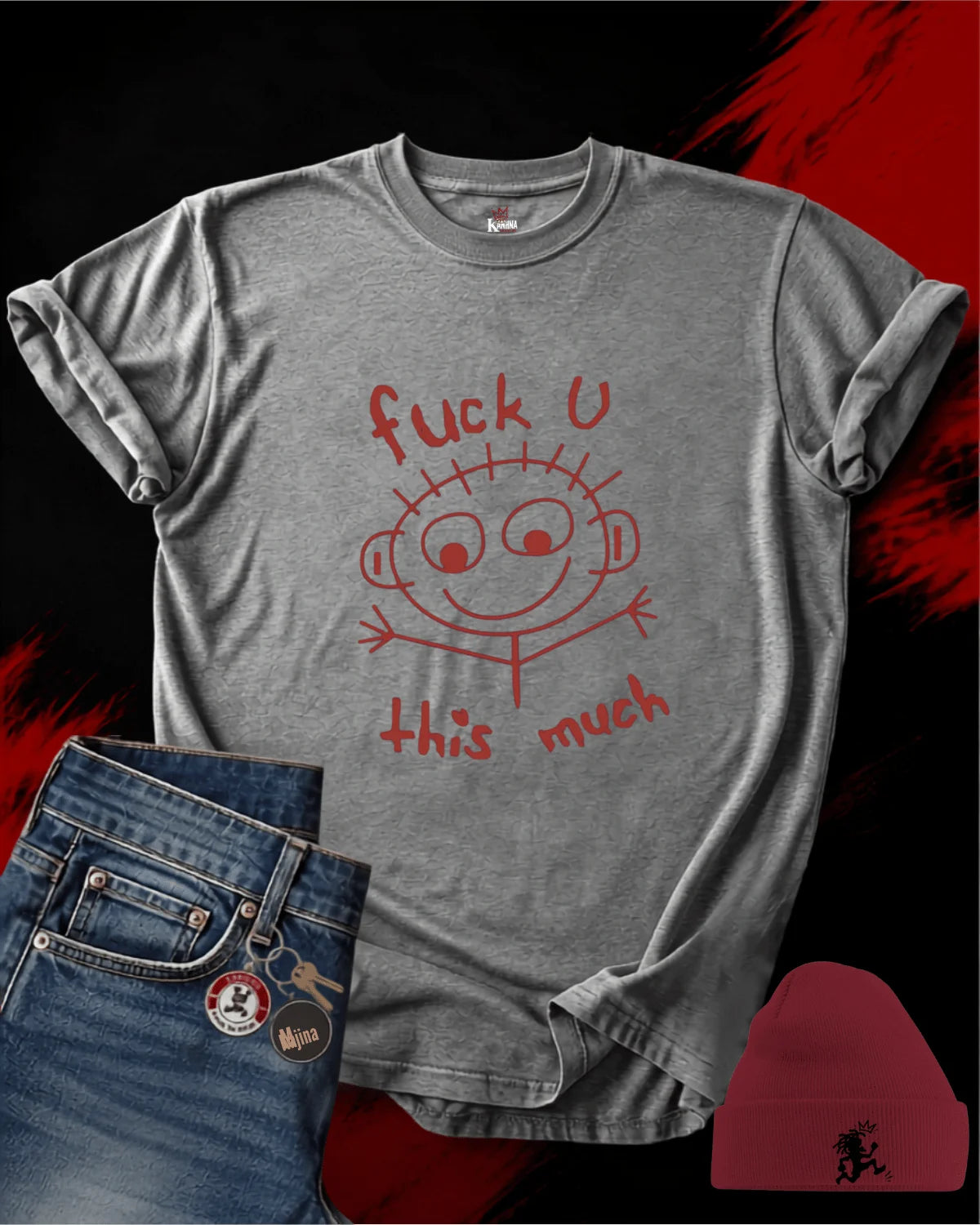 FK U This much  Classic T-shirt